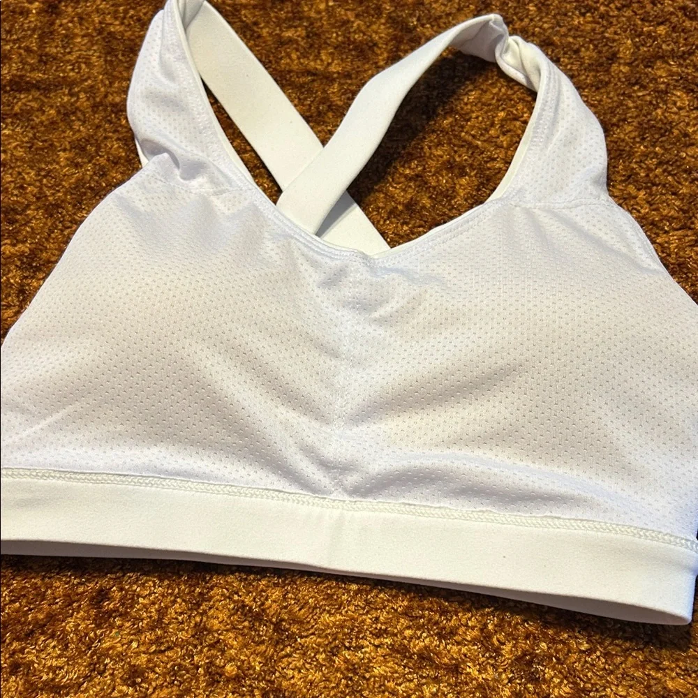 Classic White Sports Bra